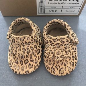 Genuine leather moccasins